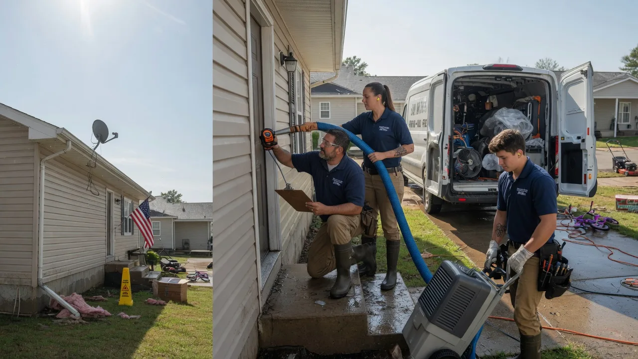 Ceiling Water Damage Restoration in Waupun, WI near me